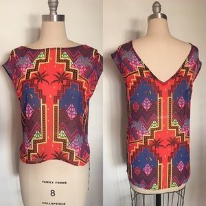 MARA HOFFMAN- SZ S - Pyramid blouse